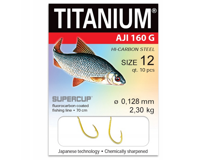 Haczyki z przyponem Robinson nr 12 – 10 szt.