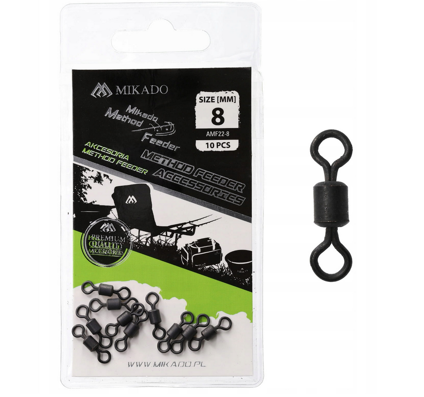 Krętlik Mikado Method Feeder Swivel r.8